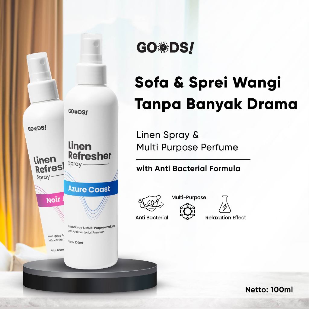 Tivana Home Goods Parfum Linen Spray 100Ml / Linen Refresher Spray / Parfum Sofa Parfum Sprei /