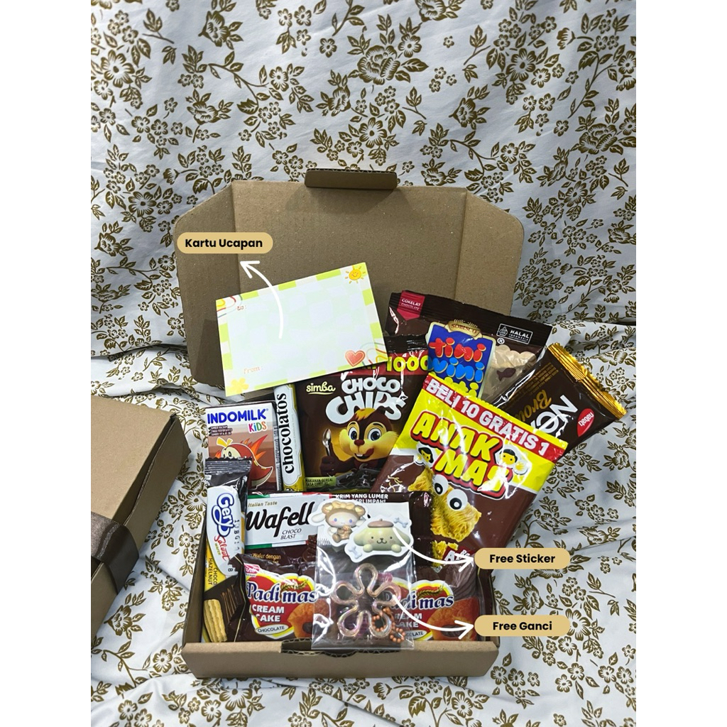 

HAMPERS GIFT BOX SNACK BOX KADO WISUDA KADO ULANG TAHUN SWEET BOX BY GIMME GIFT LOVE