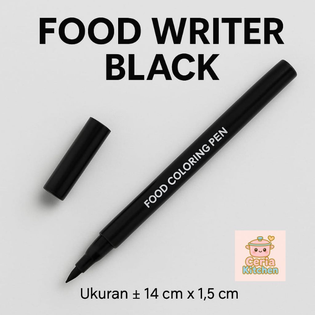 

Food Pen Marker Black Spidol Makanan Food Grade Edible Ink Aman Spidol Makanan Hitam Food Marker Food Grade Tinta Edible Ink Food Writer Pen Black Spidol Tinta Edible Untuk Dekorasi Kue Spidol Makanan Aman Food Grade Food Pen Marker Hitam Edible