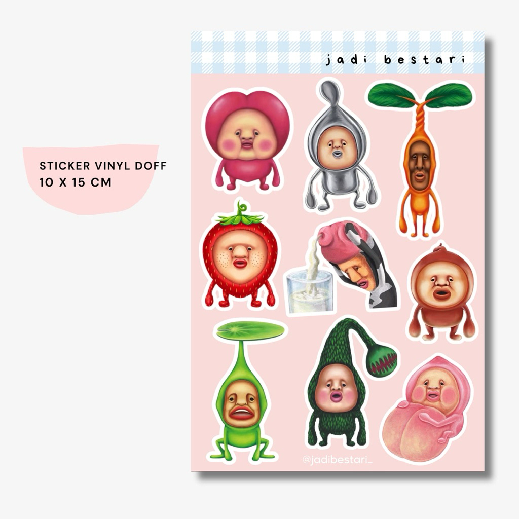 

Kobito Dukan Peach Milk Sticker Pack