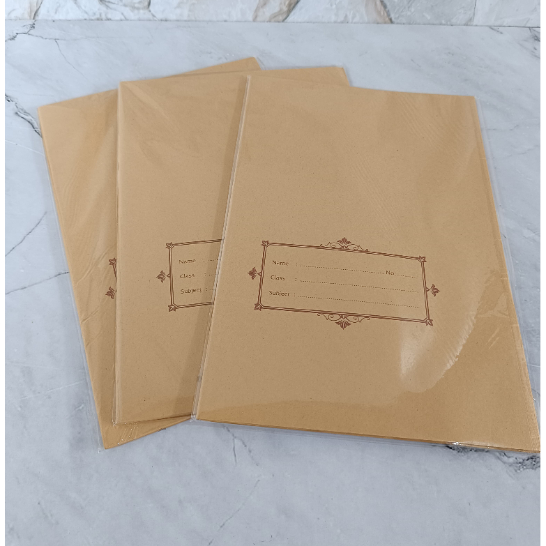 

SATU PACK ( 20 LEMBAR 25cm x 18cm ) Sampul Kertas Buku Tulis Boxi Sampul Kertas Buku Boxy