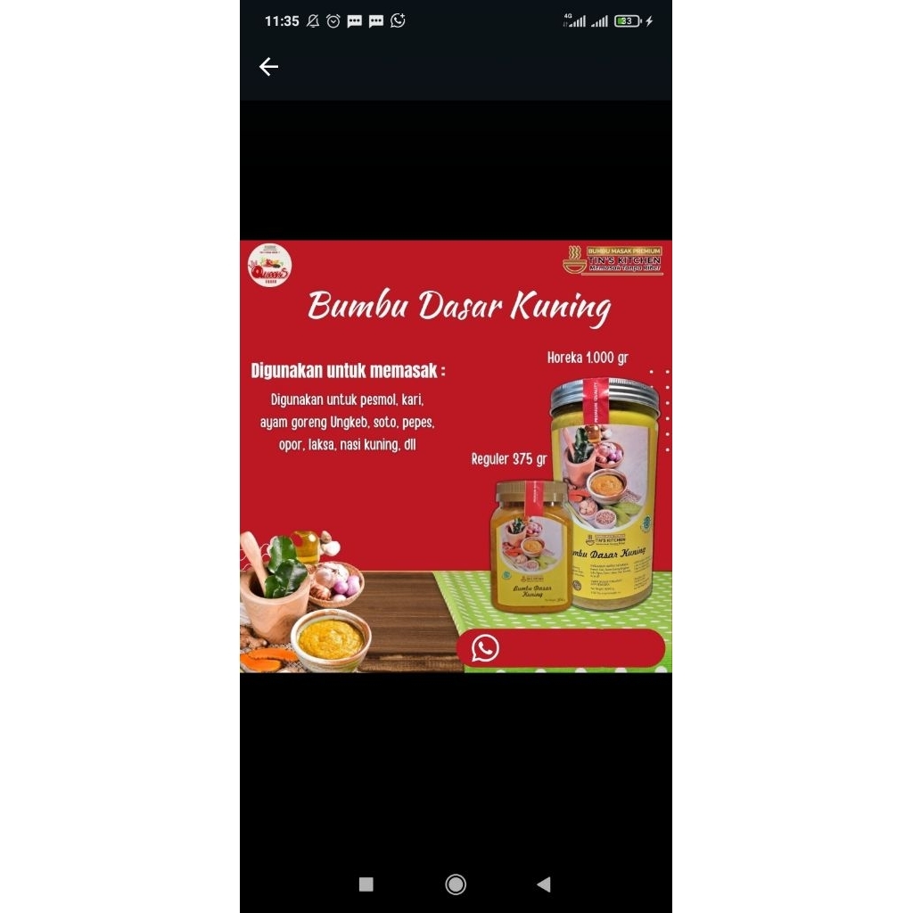 

Bumbu Dasar Kuning