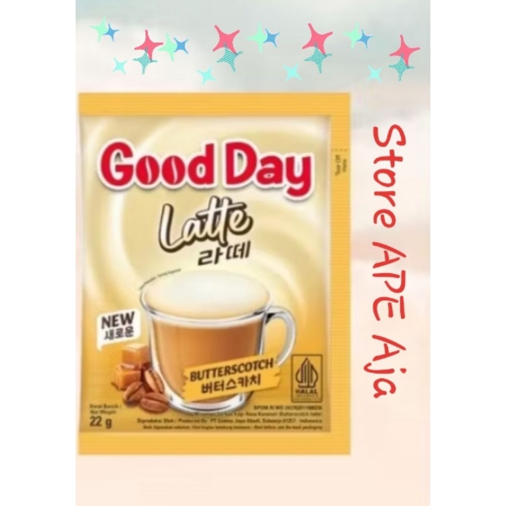 

GOOD DAY LATTE 2in1 BUTTERSCOTCH [ 22gr X 10 Sachet ]