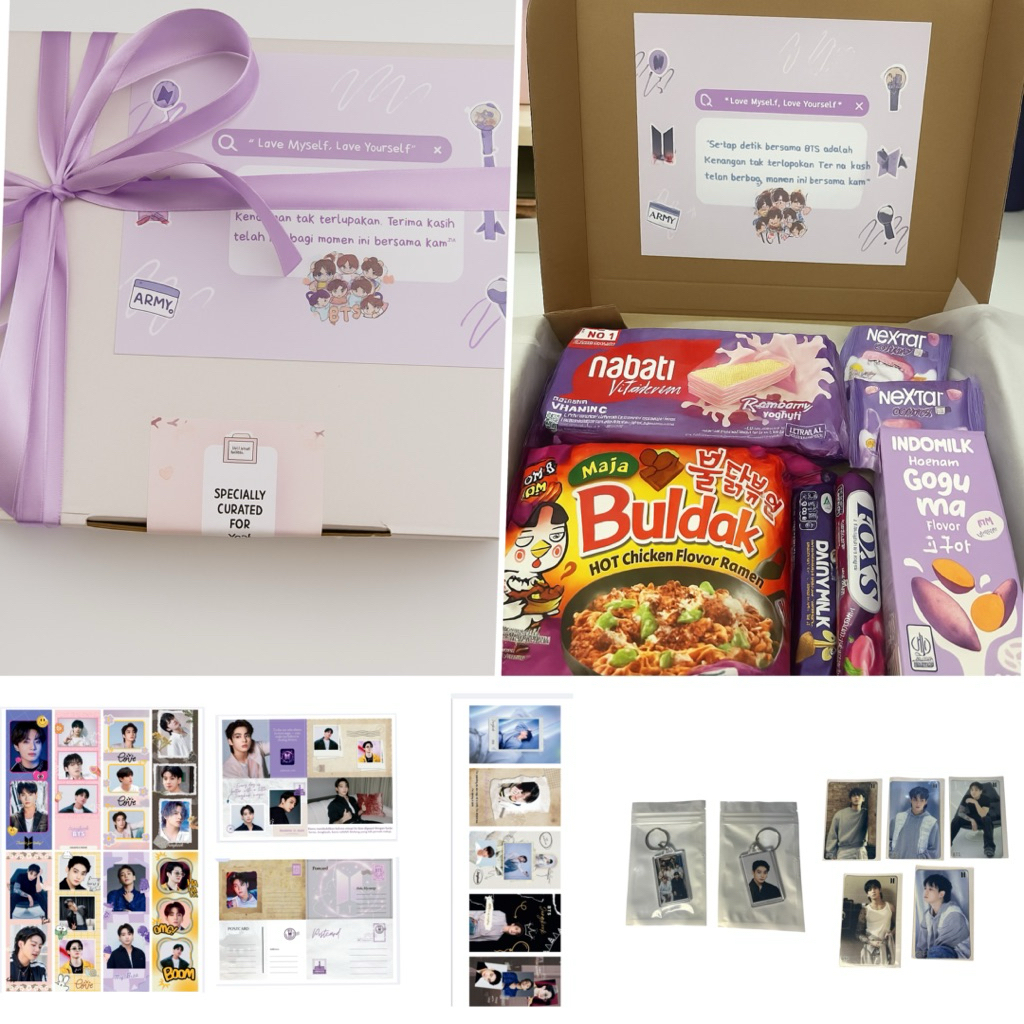Hampers kpop BTS free Fankit jungkook / Gift Box KPOP / Hampers KPOP / Fankit Box Bangtan Army