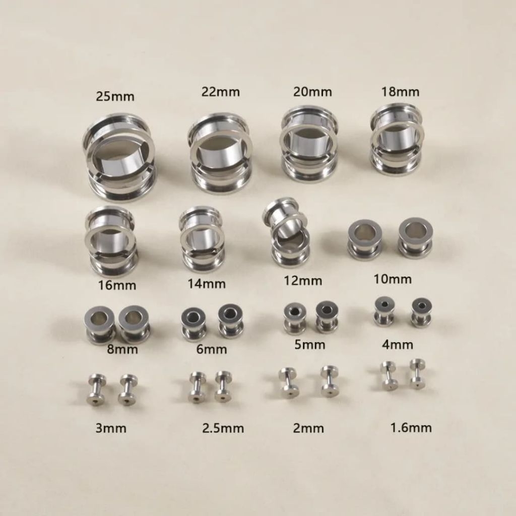 PIERCING STAINLESS / TINDIK PIERCING STAINLESS / EAR PLUG STAINLESS / ANTING TELINGA / TINDIK PLONG 