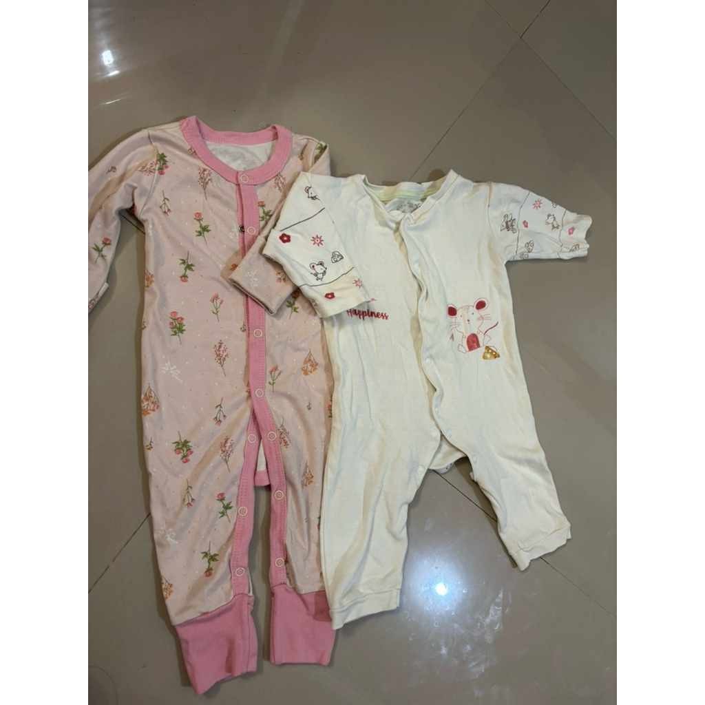 sleepsuit bayi perempuan Libby baby 0-6 bulan prelove