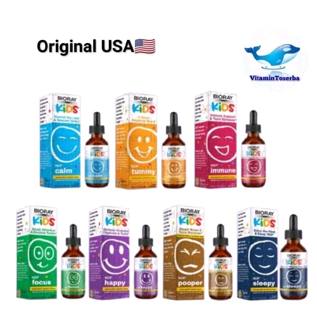 Bioray Kids NDF Tummy/Sleepy/Focus/Immune/Calm/Happy/Pooper 60/120 ml -Tummy 120ml