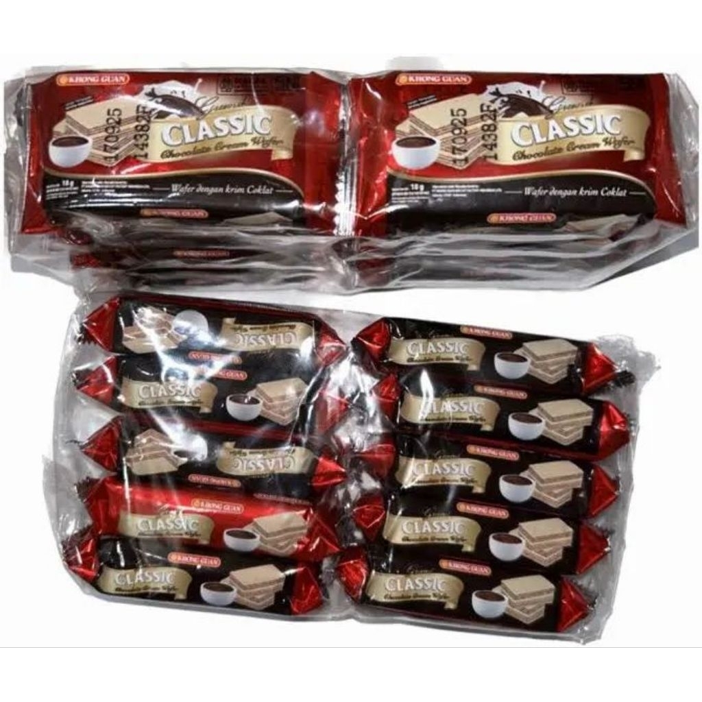 

Khong Guan Classic Chocolate Wafer 180 gram