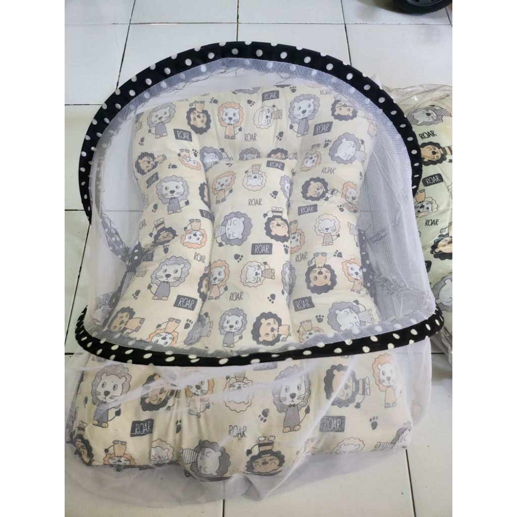 PAKET KASUR bayi lipat kelambu + SOFA bayi multifungsi // Preloved Kasur bayii // PL baby bed set