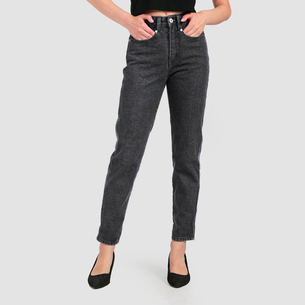 Femei Celana Jeans Low Boyfriend Abu Tua Wanita Taejon High Waist