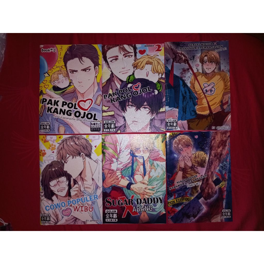 PRELOVED DOUJIN DOJIN KAK APHIN APHIN123 Cowok Populer x Wibu Pak Pol x Kang Ojol 1 2 Serial KiIIer 