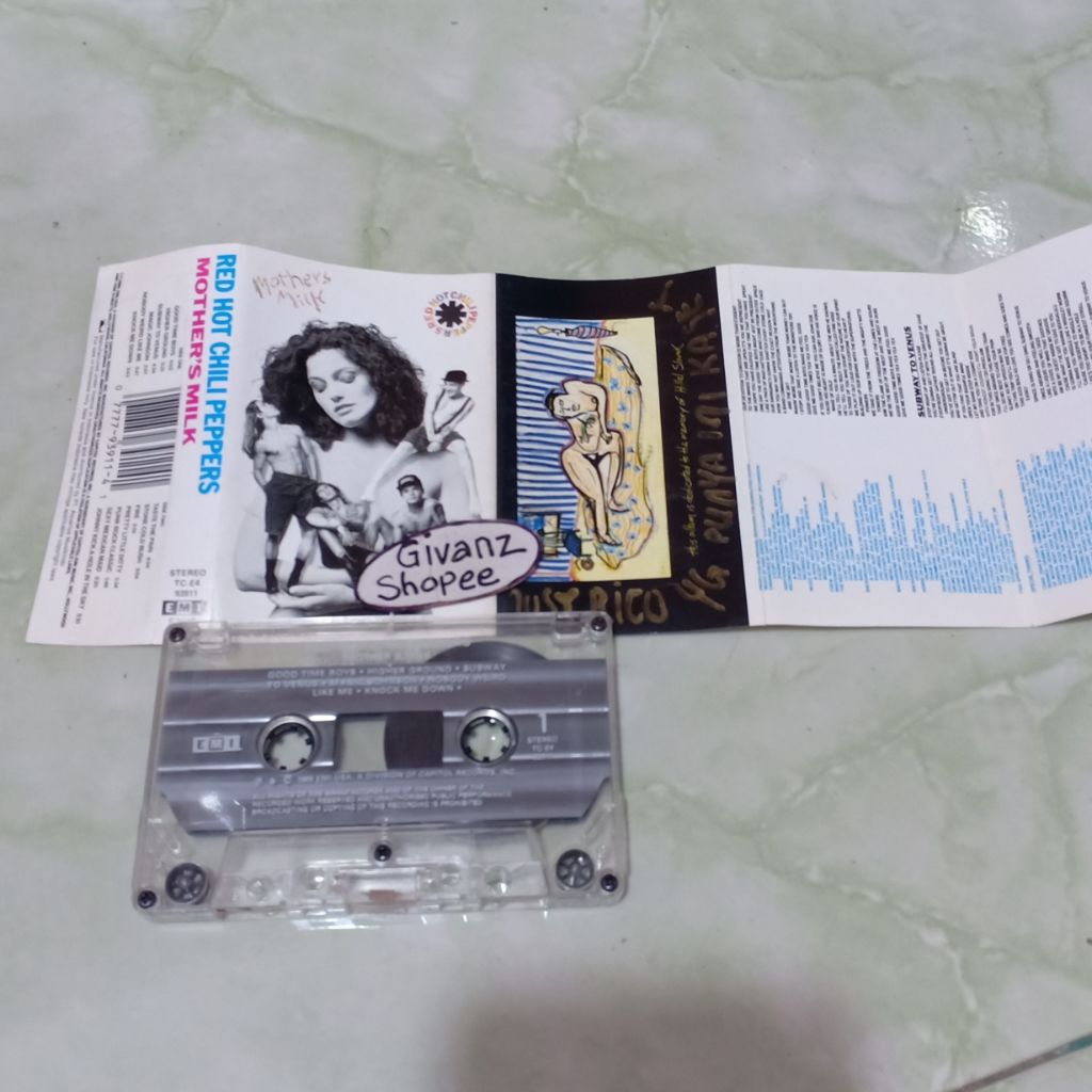 Kaset pita RHCP RED HOT CHILI PEPPERS - Mothers Milk