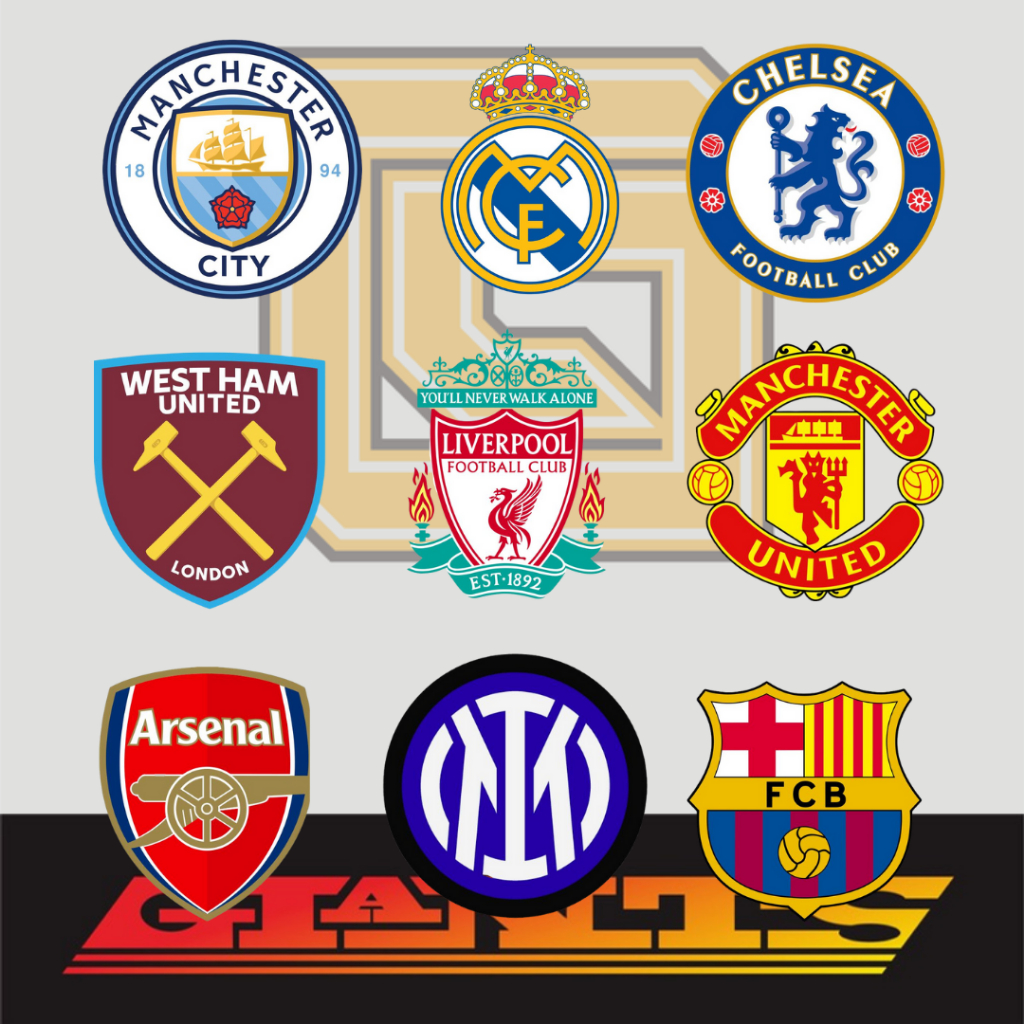 

sablon setrika dtf logo club manchester city real madrid chelsea manchester united mu liverpool barca inter milan west ham arsenal