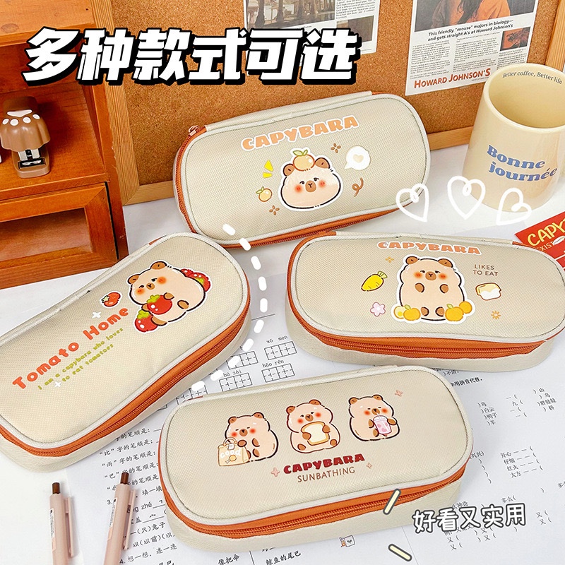 

KOTAK PENSIL KAPIBARA WARNA COKLAT BERUANG / KOTAK PENCIL ANAK MOTIF CAPYBARA / KOTAK PENSIL AESTHETIC / TEMPAT PENCIL KAPASITAS BESAR WARNA COKLAT CREAM BEAR / CAPYBARA PENCIL CASE / TEMPAT ALAT TULIS / PERLENGKAPAN SEKOLAH