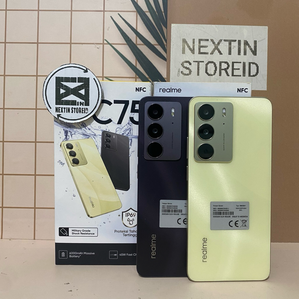 REALME C75 8/128 8/256 SECOND FULLSET