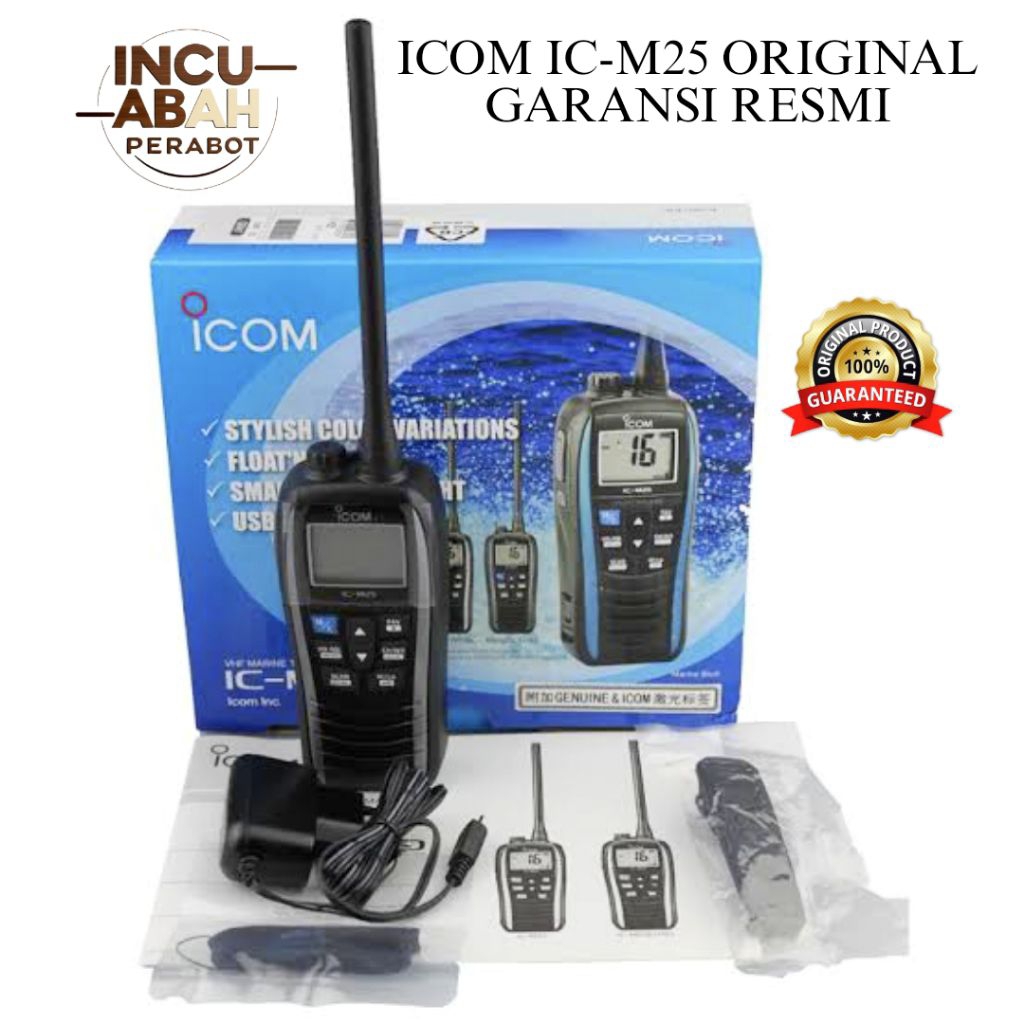 ICOM IC-M25 / RADIO HT MARINE VHF ( ORIGINAL )