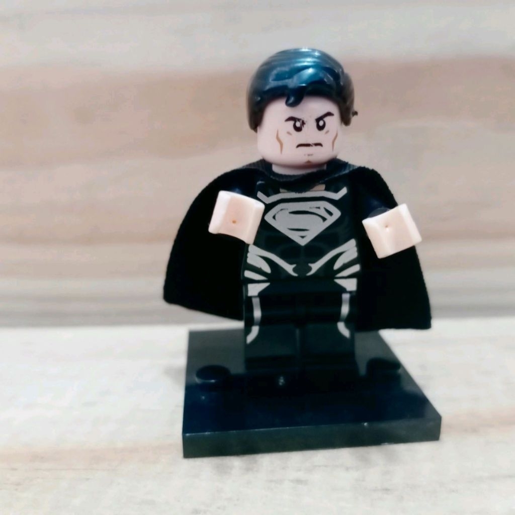 figrure superman black suit figure superman zack snyder justice league black suit