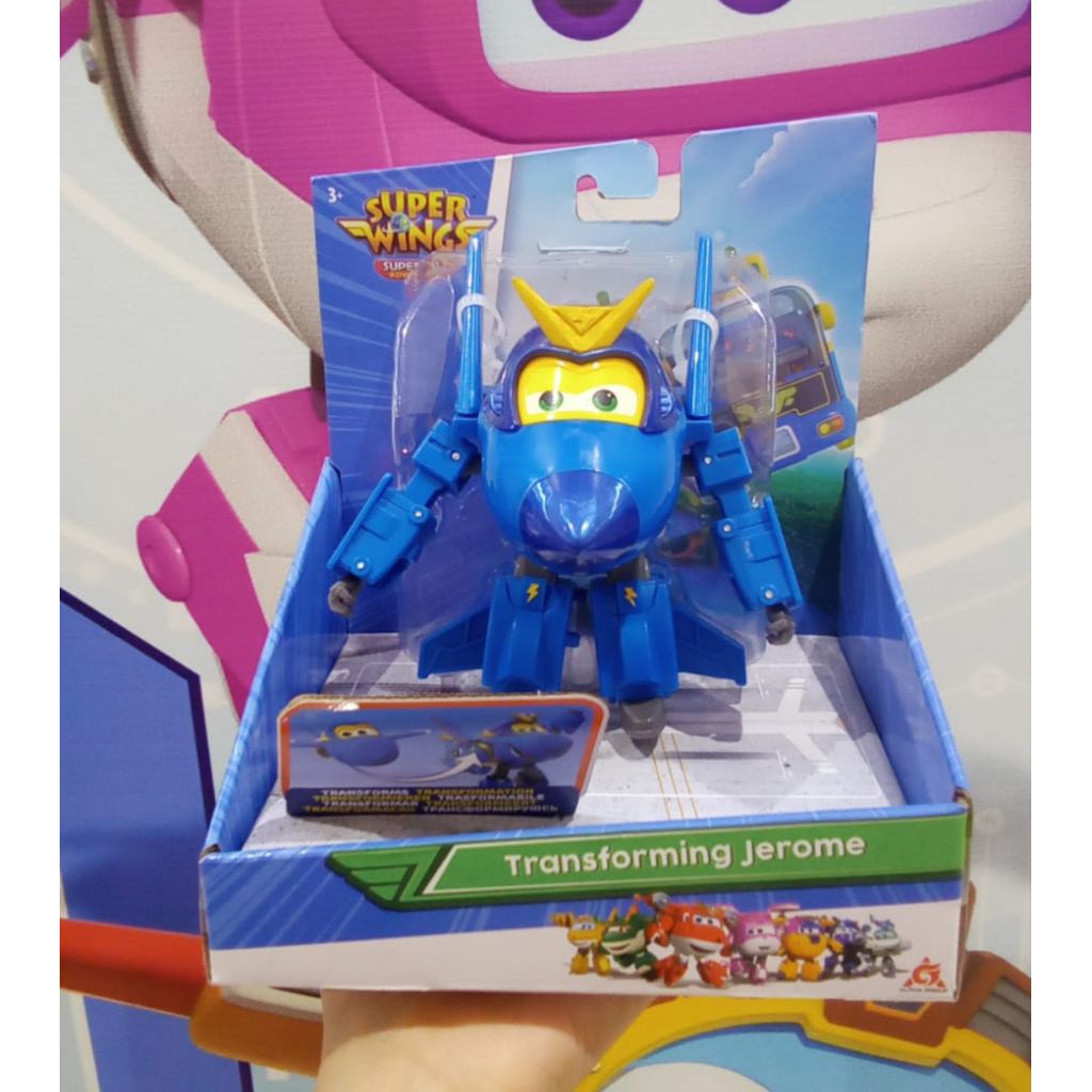Mainan Super Wings Transforming Jerome Original