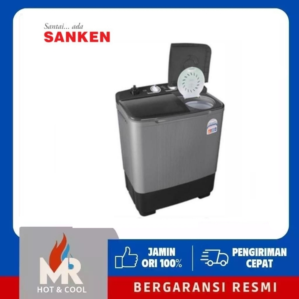 Mesin Cuci 2 Tabung SANKEN TW-9110 / TW-8663 / TW-8827 / TW-8600