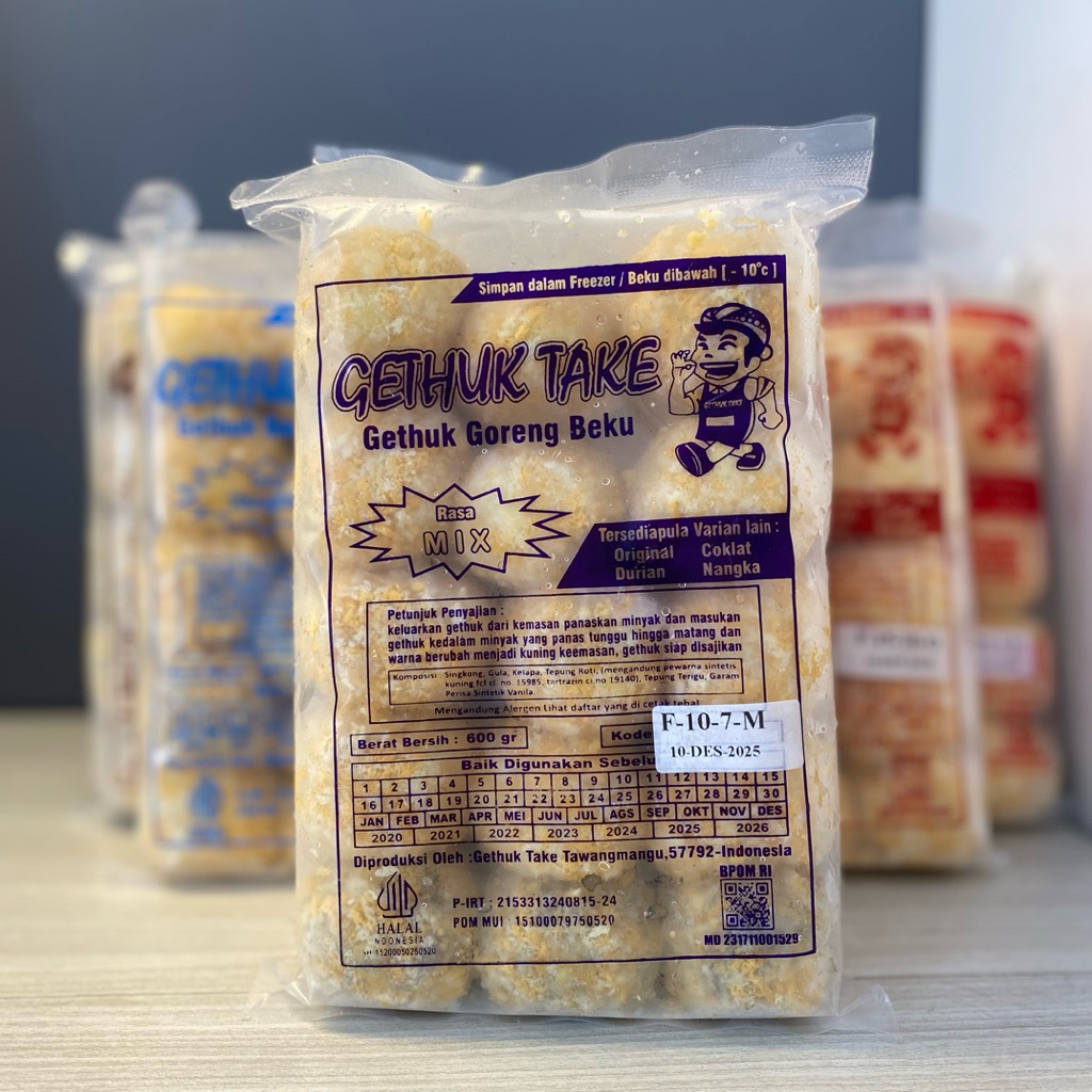 

Frozen Gethuk Take Tawangmangu / Gethuk Goreng beku Asli Tawangmangu