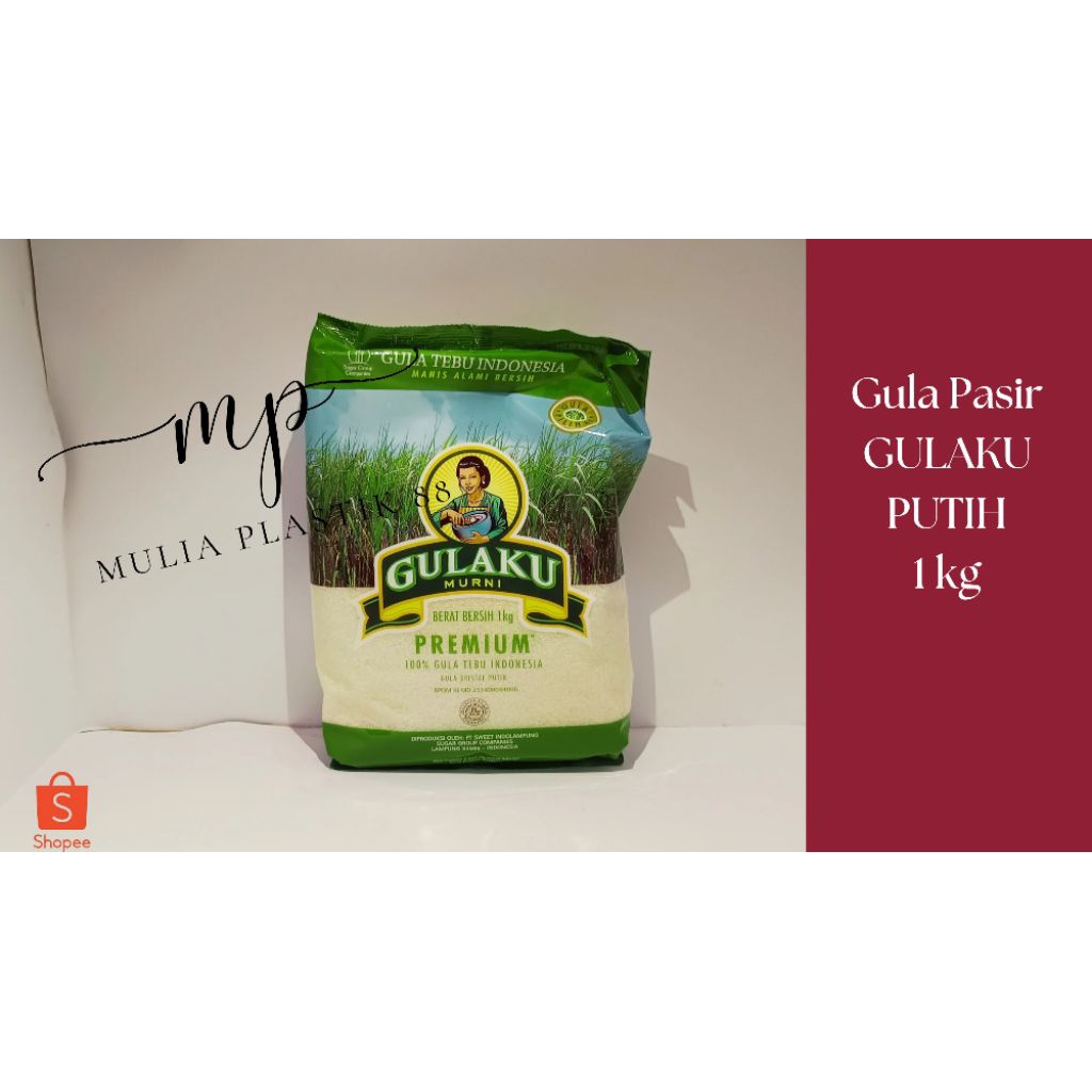 

RB Gula Pasir GULAKU Kuning Putih 1 kg Promo Murah