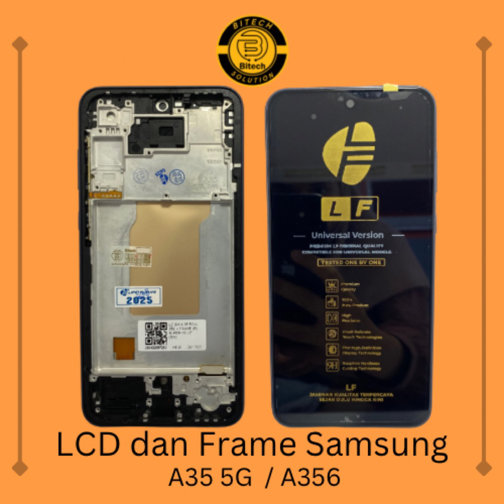 lcd touchscreen samsung A35 5G / A356 / lcd dan frame samsung A35 5G Super HD LF