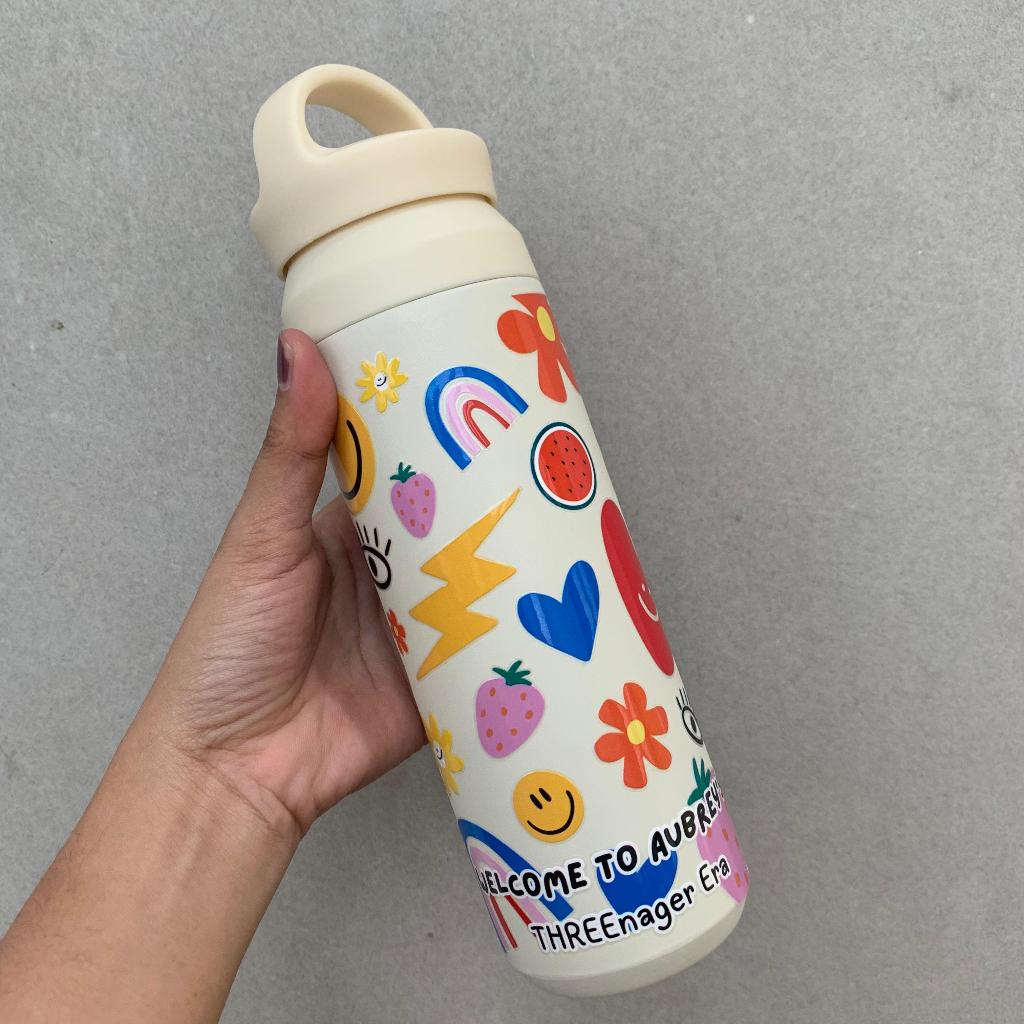 [Wiggle] Tumbler Termos Japan Hook Stainless Steel Termos Travel Custom Nama Souvenir Ulang Tahun Ta