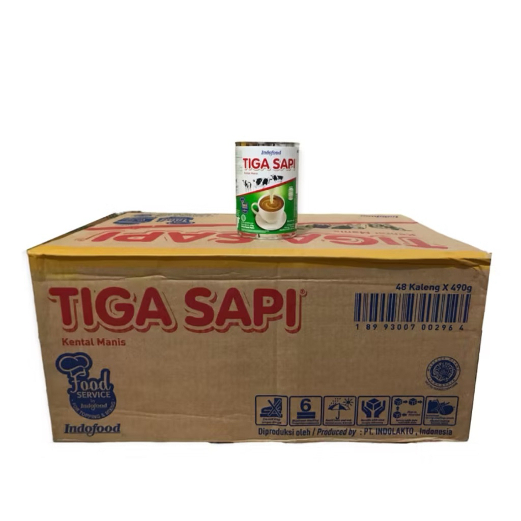 

Tiga Sapi Susu Kental Manis 490gr (isi 48) DUS