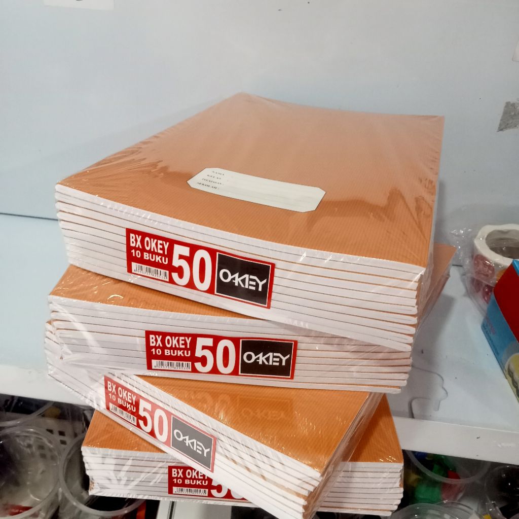 

1 Pak 10 Buku Tulis Sampul Coklat 50 Lembar