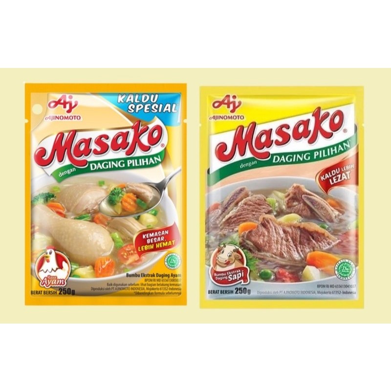 

masako penyedap rasa 100gr varian ayam /sapi
