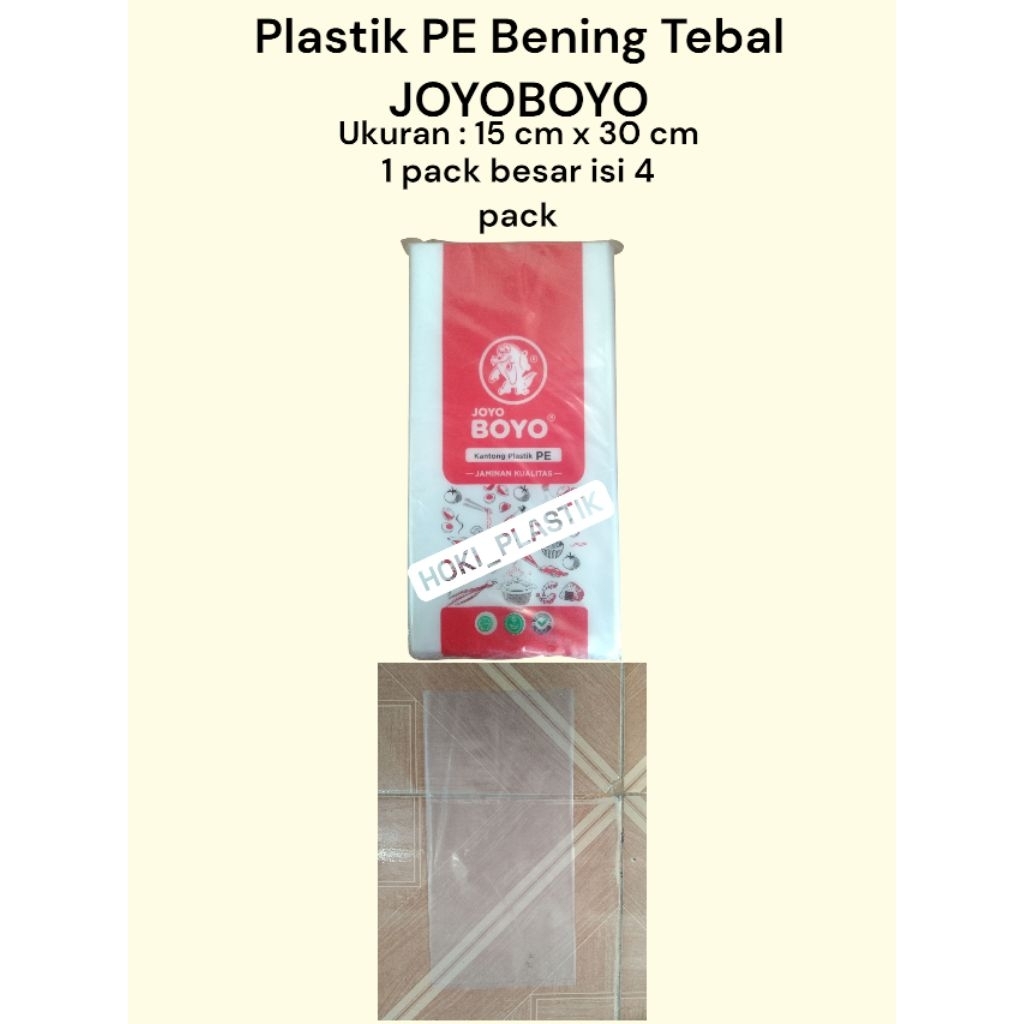 Plastik/Kantong Plastik PE Tebal JOYOBOYO isi  4 pack