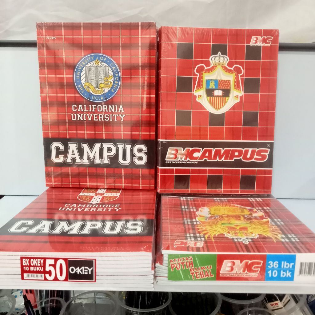

1 pak buku Tulis Bigbos Campus ukuran 36 50 Lembar
