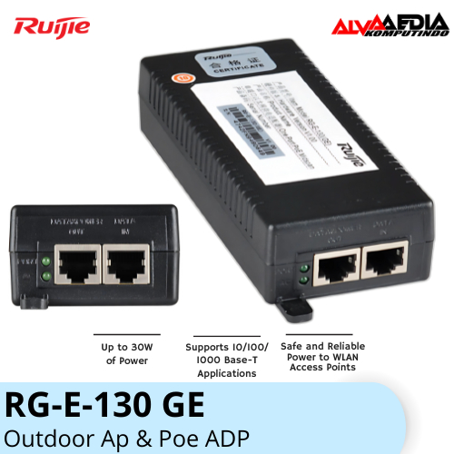 RUIJIE OUTDOOR AP & POE ADP - RUIJIE POE RG-E-130 GE
