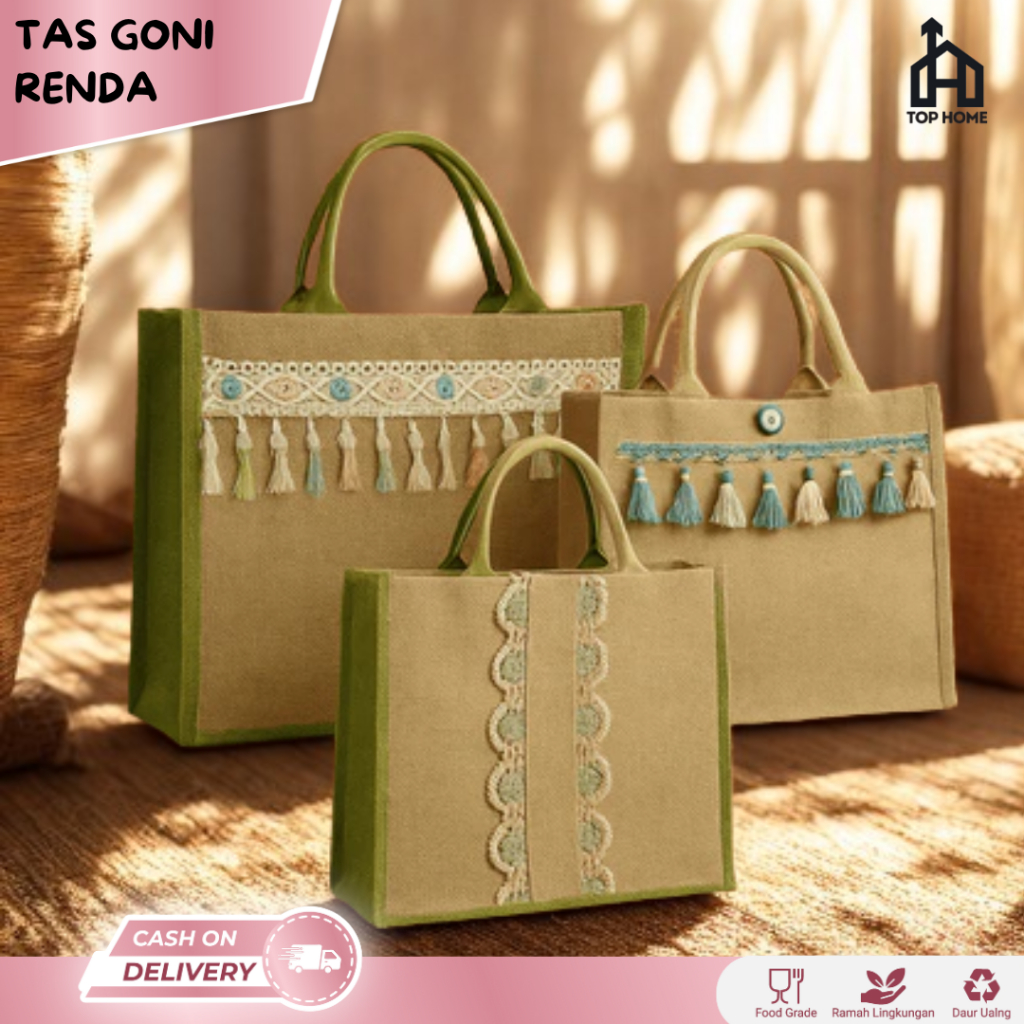 

Tas Goni / Goodie Bag Goni / Tas Goni Hampers / Tas Goni Souvenir I Tas Jinjing Tote bag Goni