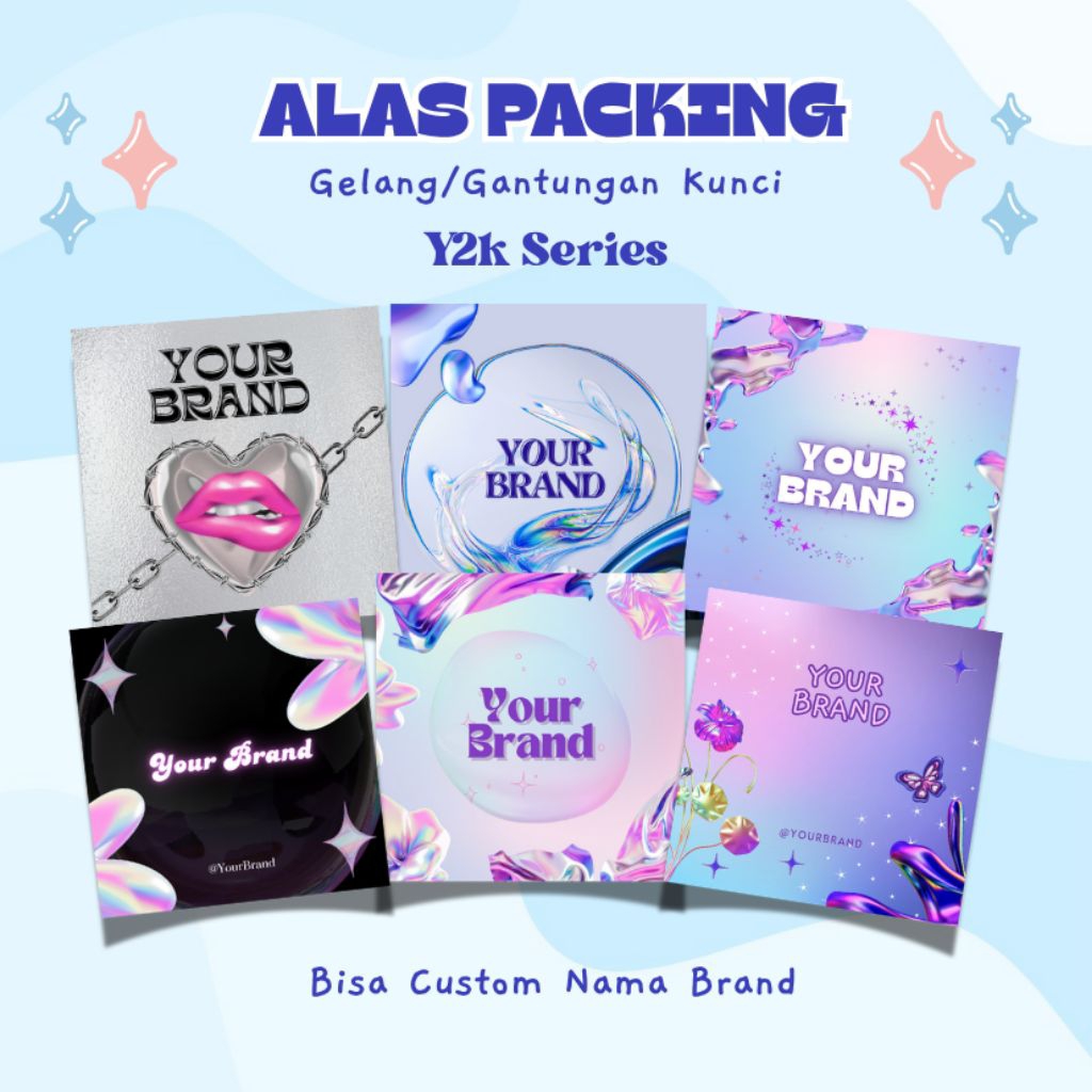 

Alas Packing FREE PLASTIK / Alas Packaging Aksesoris Gelang Gantungan Kunci Y2K Series CEK DESKRIPSI