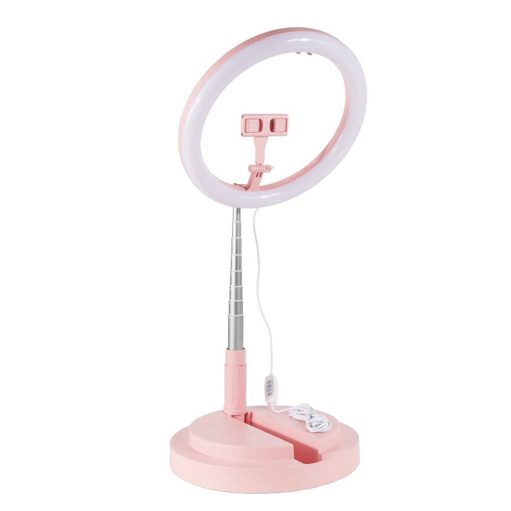 Lampu Ring Light Make Up LED Ring Light 32CM Portabel G2/Y3 Color Tinggi 1.7m