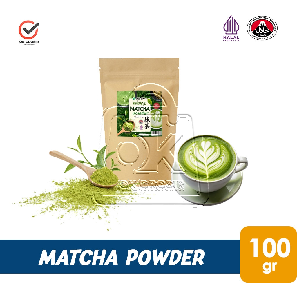 

Pure Matcha Powder ITO EN Japanese Matcha HALAL (Pouch 100g)