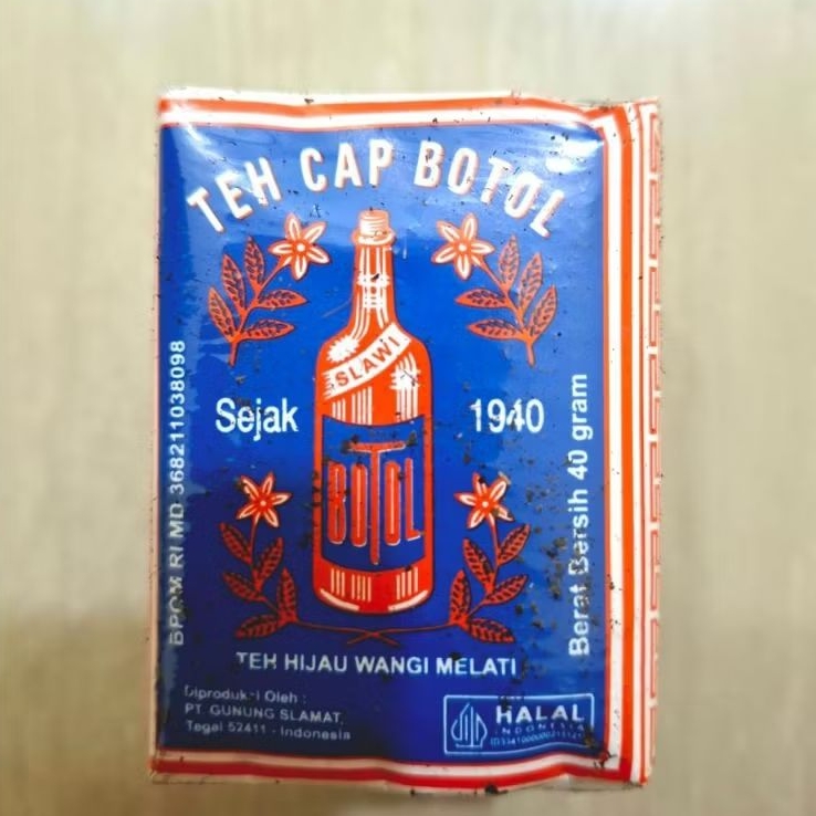 

Teh cap botol BIRU 40gram (SLOP)