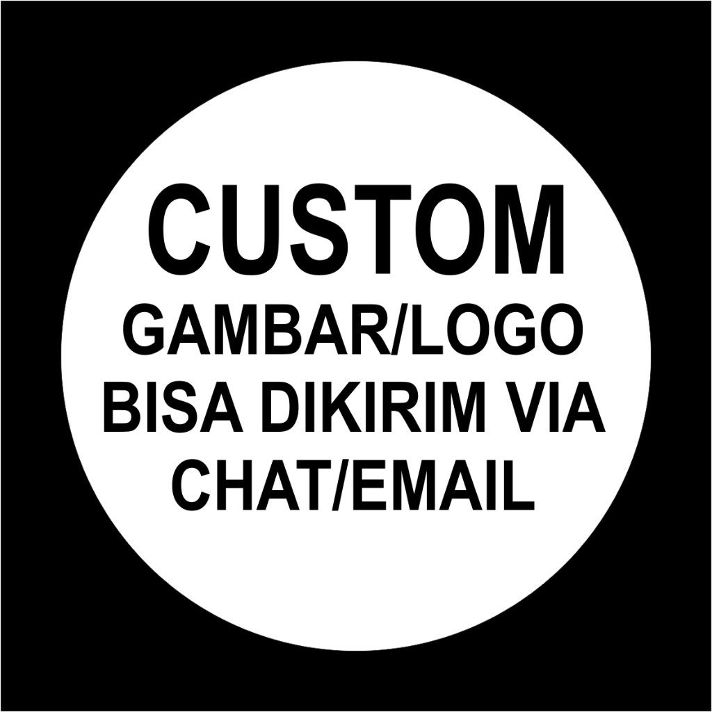 

Custom Stiker Size/ukuran 1,1 cm isi 172 pcs