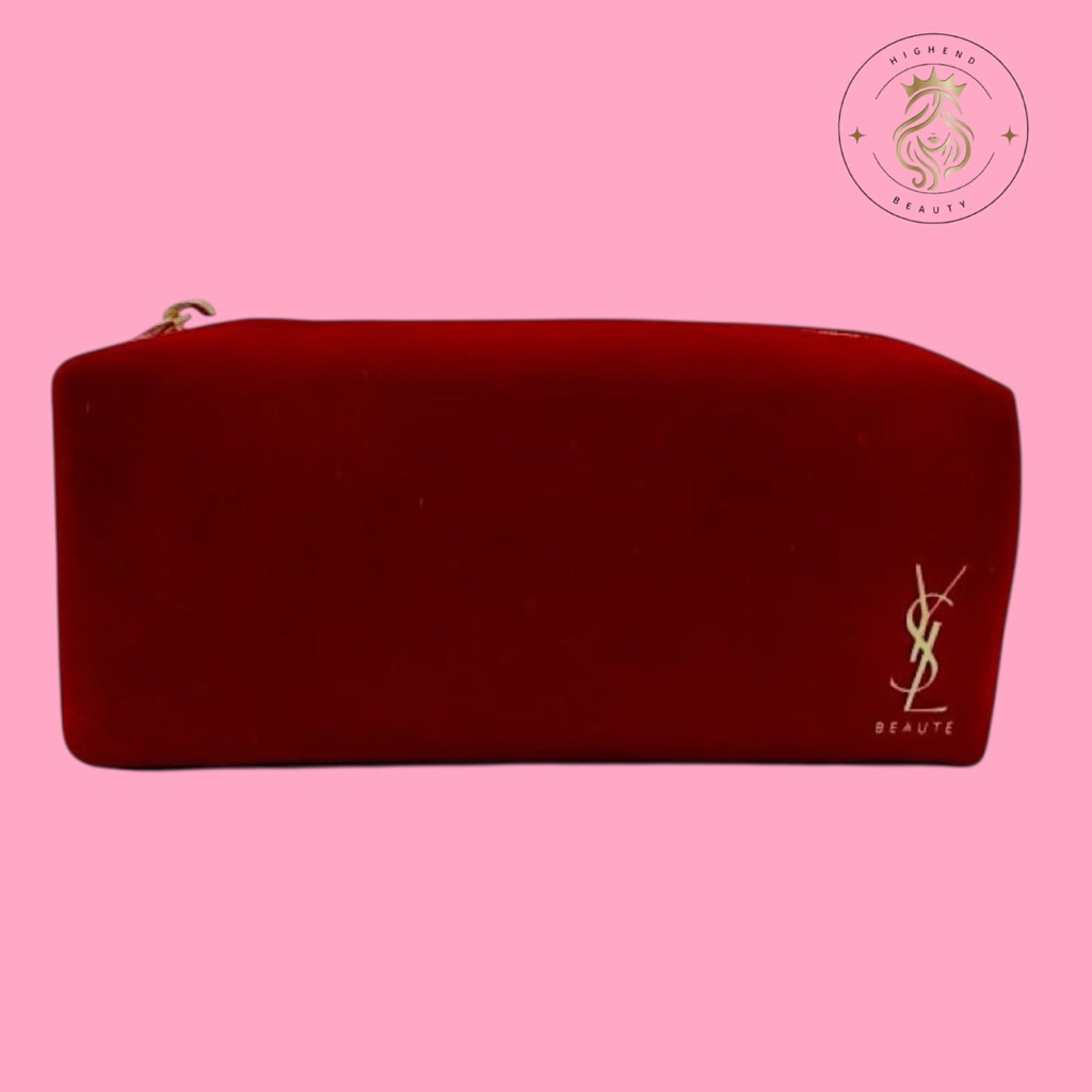 YSL Velvet Makeup Pouch  Original Gift Kosmetik