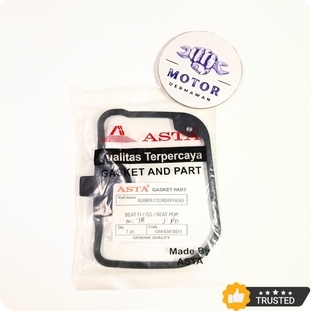 OHHDATBEFI ORIGINAL Karet Gasket Head Cover Cylinder Asta Beat Fi Beat Fi Beat Pop ISS