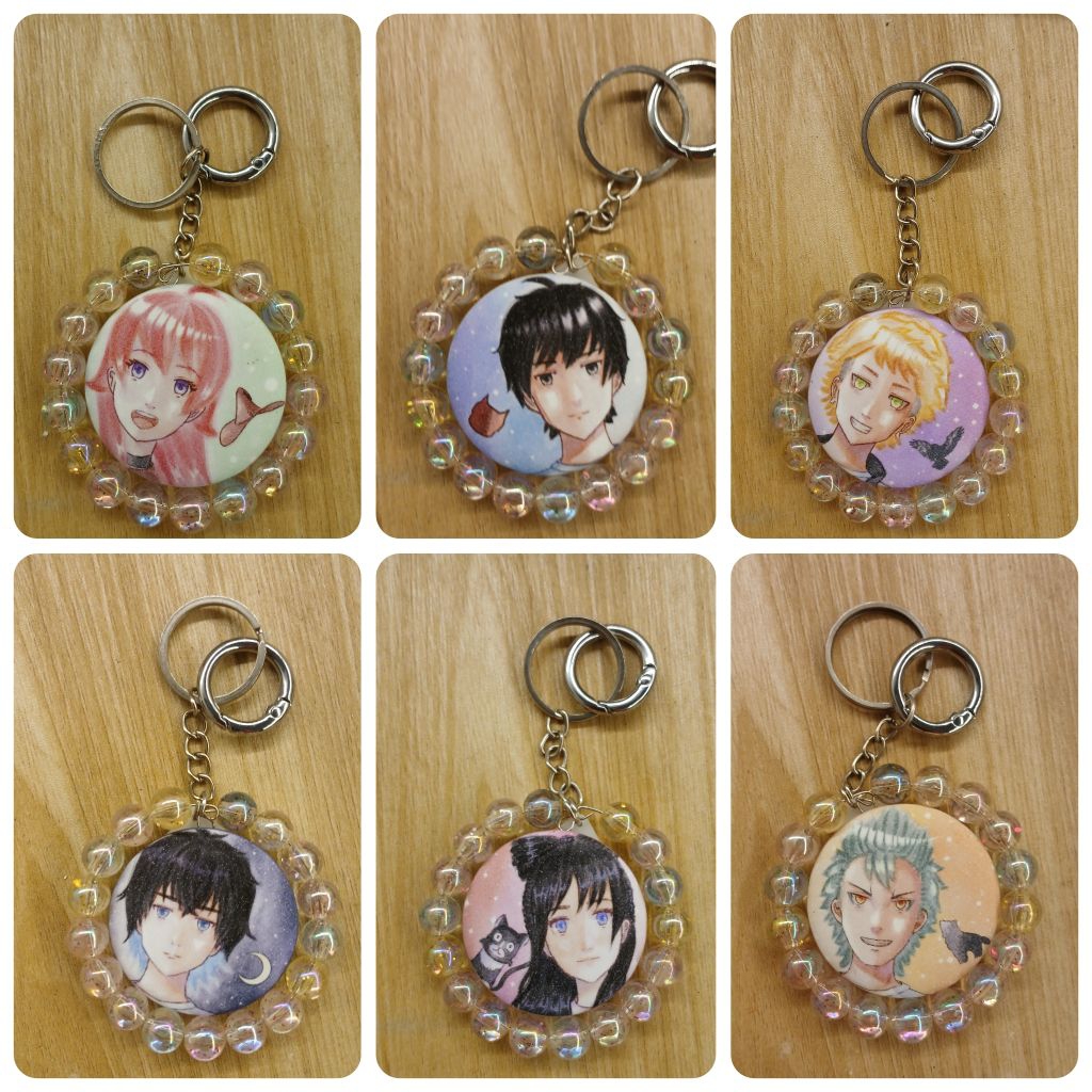 FANMERCH WITCH WATCH Mirror Keychain