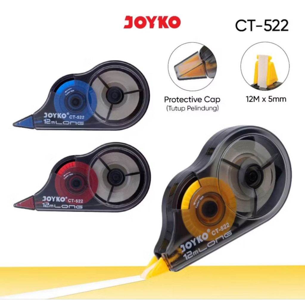 

Correction Tape/Pita Koreksi Joyko CT - 522