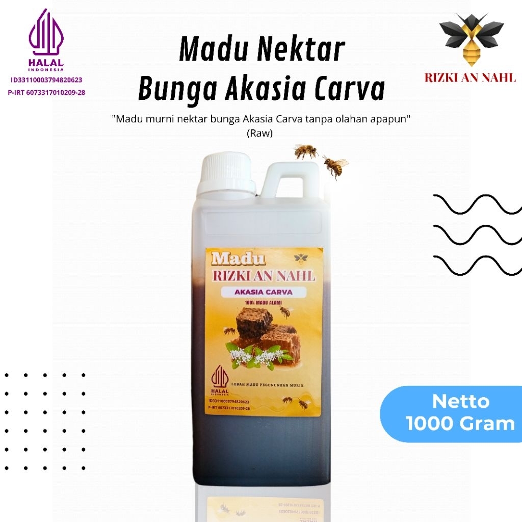 

Madu Murni Akasia Carva Rizki An Nahl 1Kg By Njodhipati Family