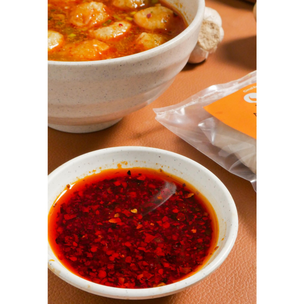 

Cimol Kentang Chili Oil Enama