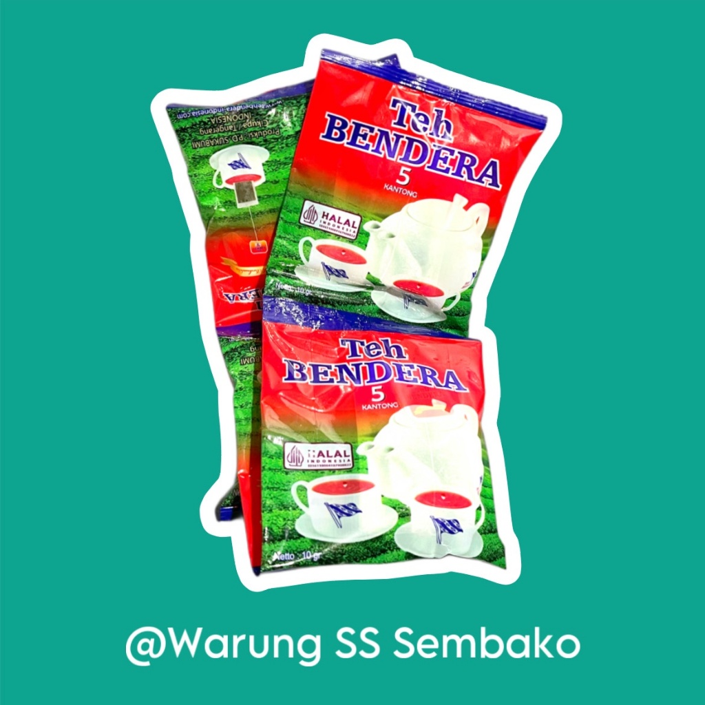 

Bendera Teh Celup 1 renceng isi 6 sachet