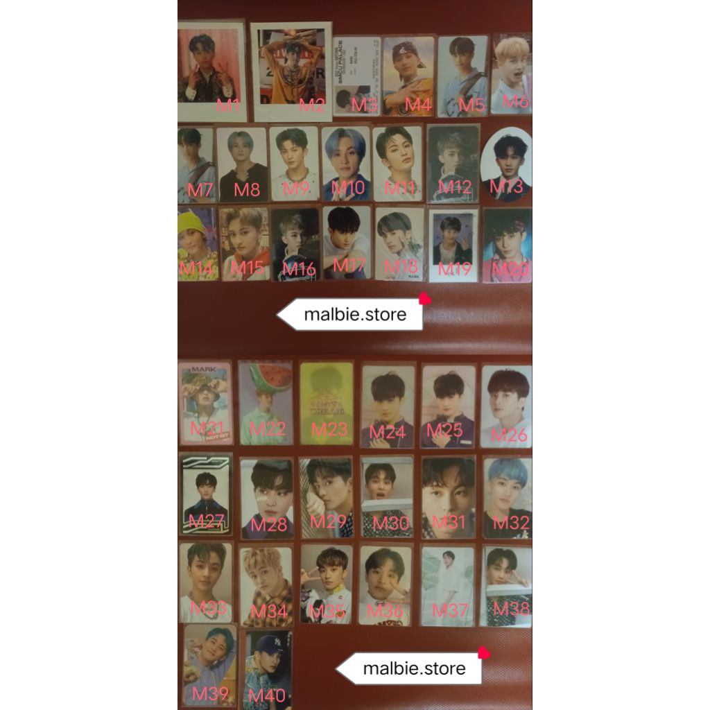 [READY] 12K AN AJA PC MARK NCT 127/ PHOTOCARD MARK NCT/ MARK NCT DREAM SALE / BENE SG22 MARK/ YESCAR