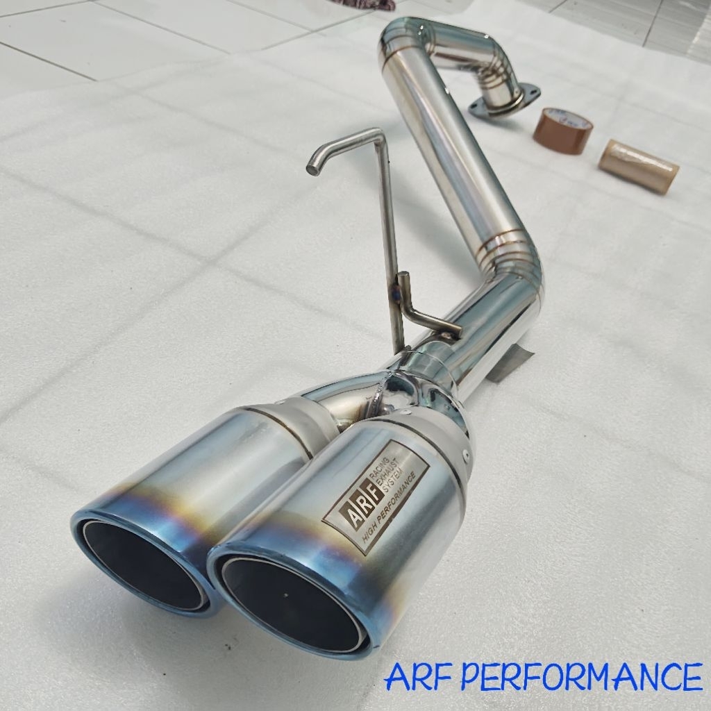 BOLT ON knalpot INNOVA & FORTUNER TAILPIPE JTC TITANIUM ( replika ) original ARF PERFORMANCE