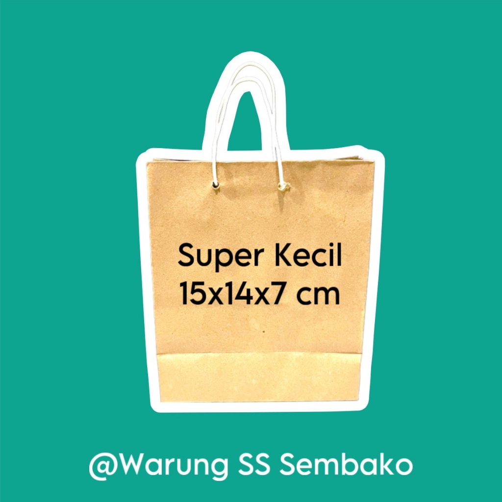 

Paper Bag Polio ukuran sedang 25 x 21 x 8 cm 1 pcs