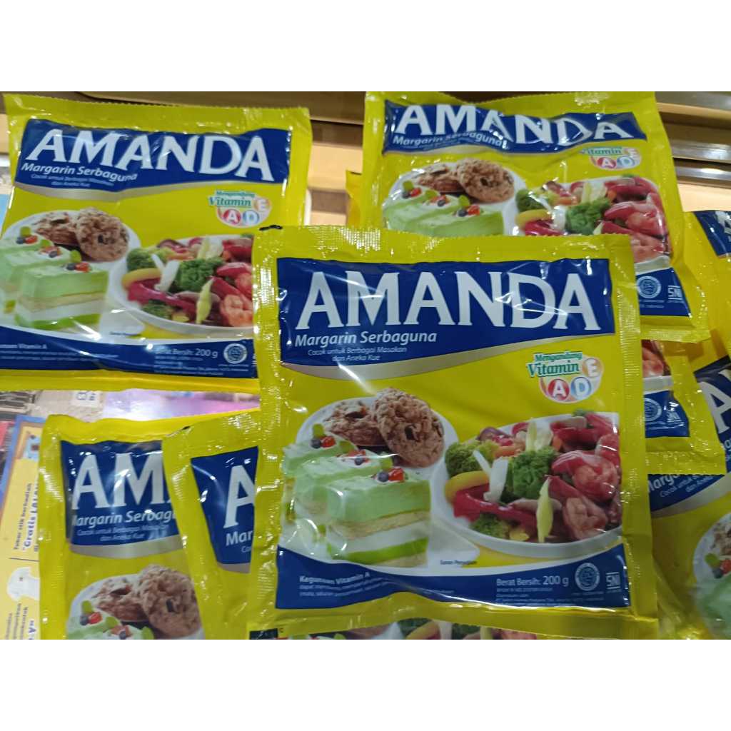 

Amanda Margarine Serbaguna Vitamin A & E 200gr